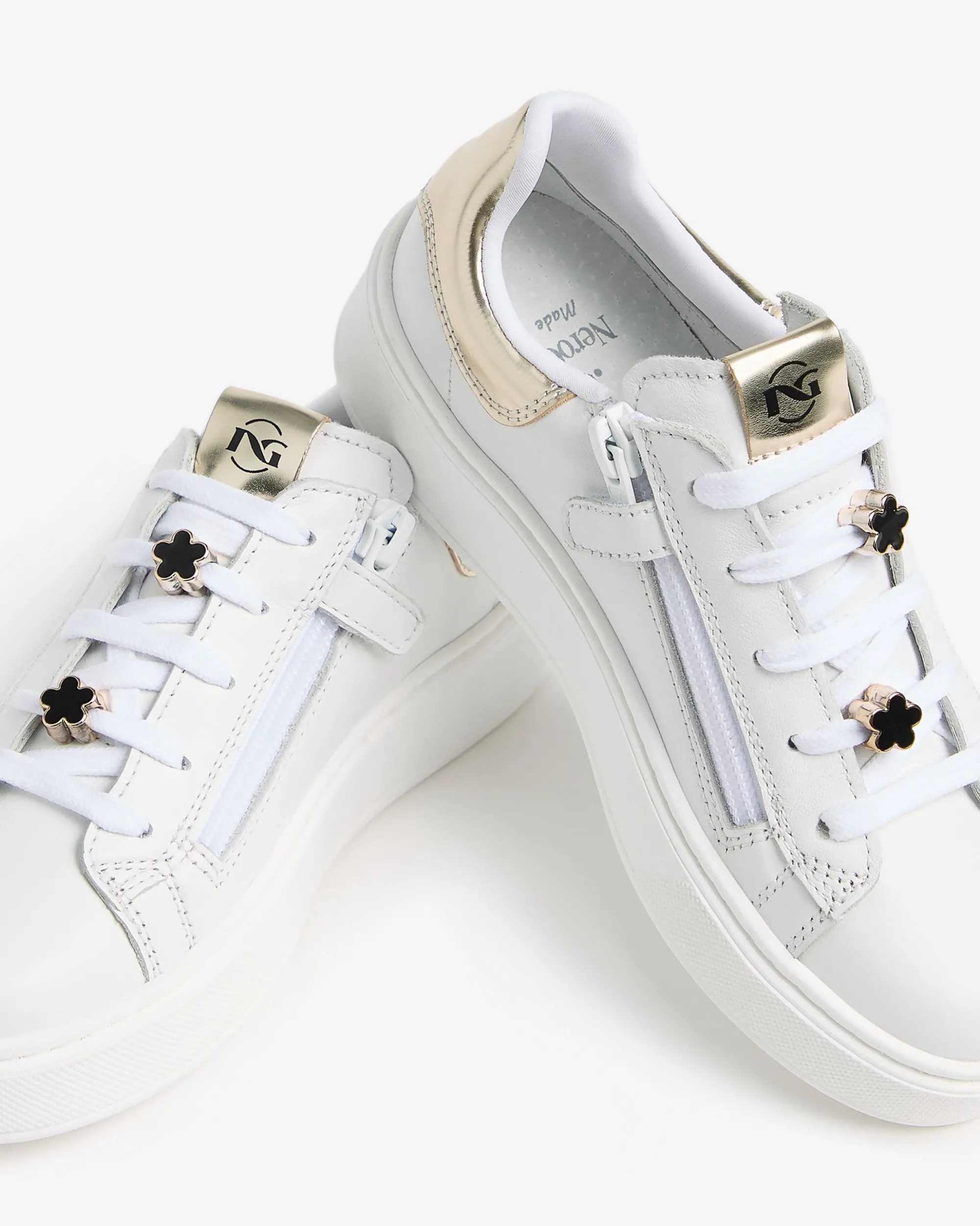 Nero Giardini Sneakers Teen da Ragazza in Pelle e Materiale Tecnico Hot