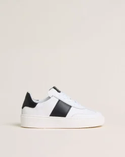 Nero Giardini Sneakers Teen da Ragazzo in Pelle e Camoscio Bianco New