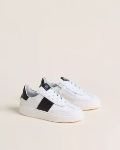 Nero Giardini Sneakers Teen da Ragazzo in Pelle e Camoscio Bianco New