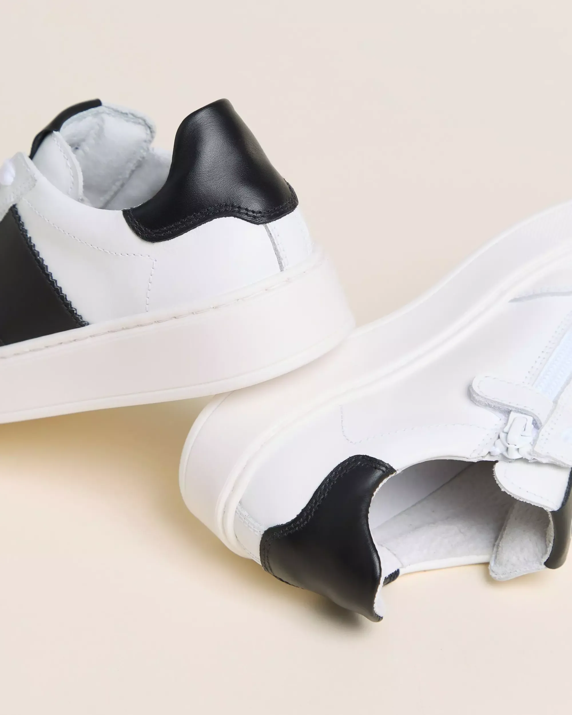 Nero Giardini Sneakers Teen da Ragazzo in Pelle e Camoscio Bianco New