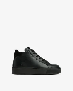 Nero Giardini Sneakers Teen da Ragazzo in Pelle e Camoscio Discount