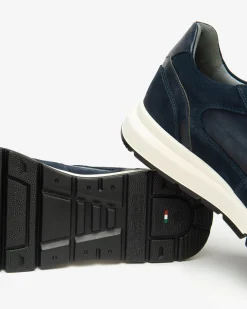 Nero Giardini Sneakers Uomo Camoscio e Pelle New