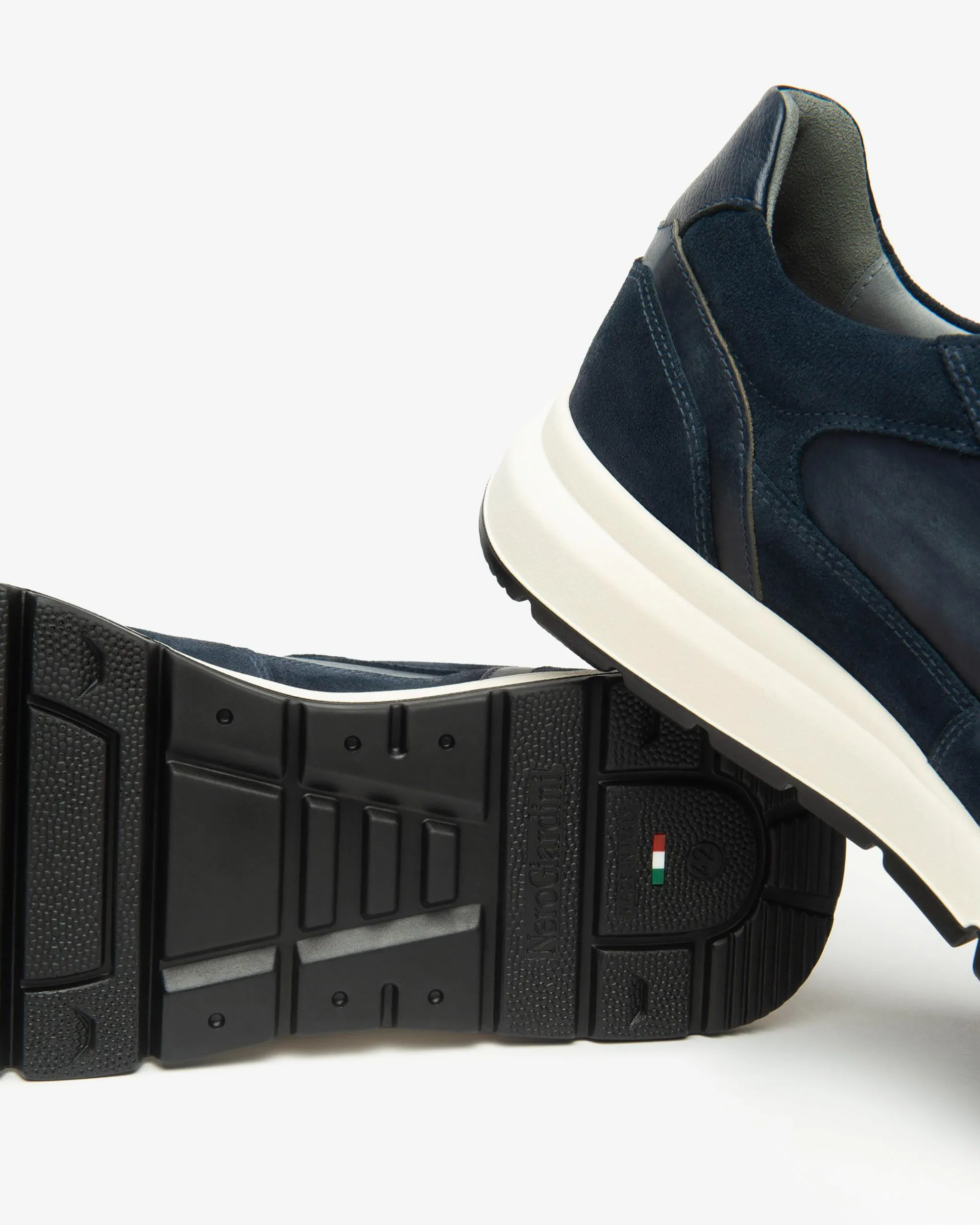 Nero Giardini Sneakers Uomo Camoscio e Pelle New