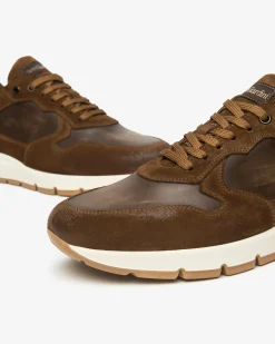 Nero Giardini Sneakers Uomo Camoscio e Pelle New