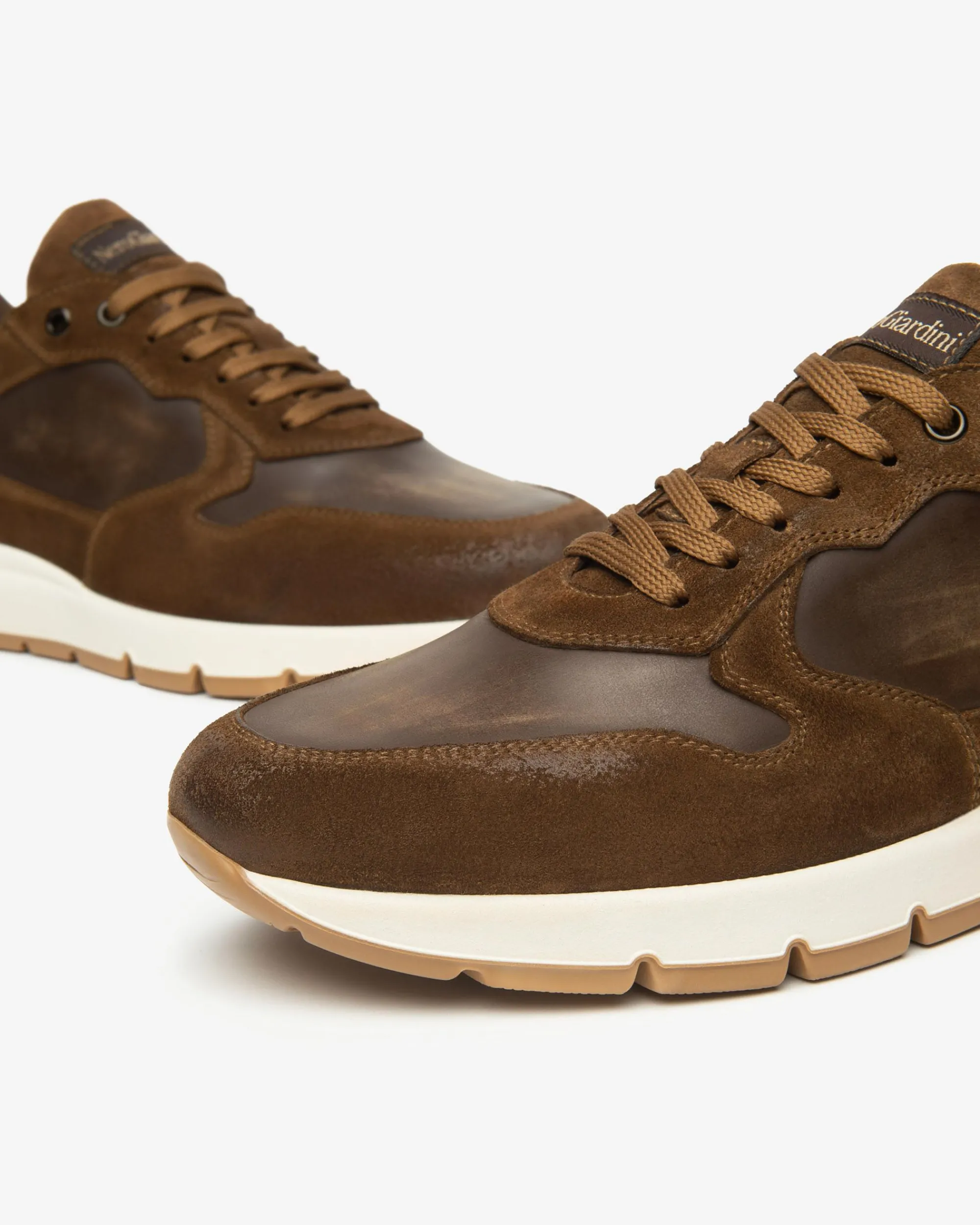 Nero Giardini Sneakers Uomo Camoscio e Pelle New
