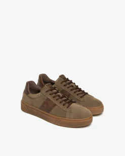 Nero Giardini Sneakers Uomo in Camoscio e Pelle New