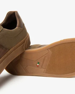 Nero Giardini Sneakers Uomo in Camoscio e Pelle New