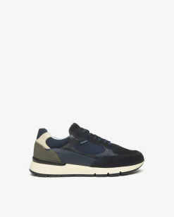 Nero Giardini Sneakers Uomo in Camoscio, Pelle e Tela Hot