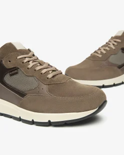 Nero Giardini Sneakers Uomo in Camoscio, Pelle e Tela Hot