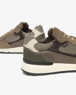 Nero Giardini Sneakers Uomo in Camoscio, Pelle e Tela Hot