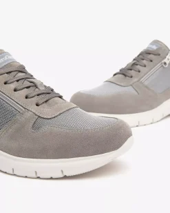 Nero Giardini Sneakers Uomo in Camoscio e Tela Online