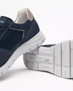 Nero Giardini Sneakers Uomo in Camoscio e Tela Online