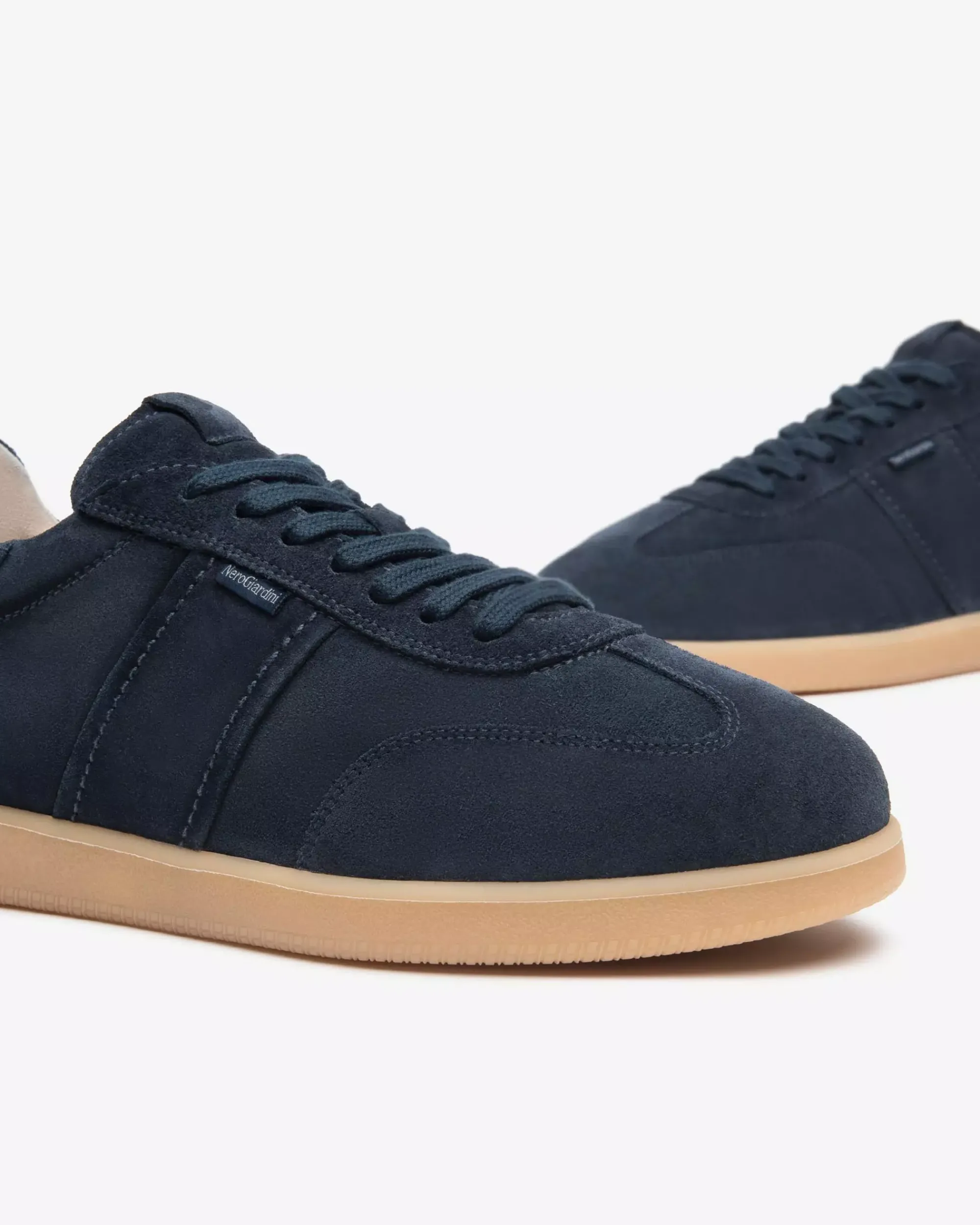 Nero Giardini Sneakers Uomo in Camoscio Outlet