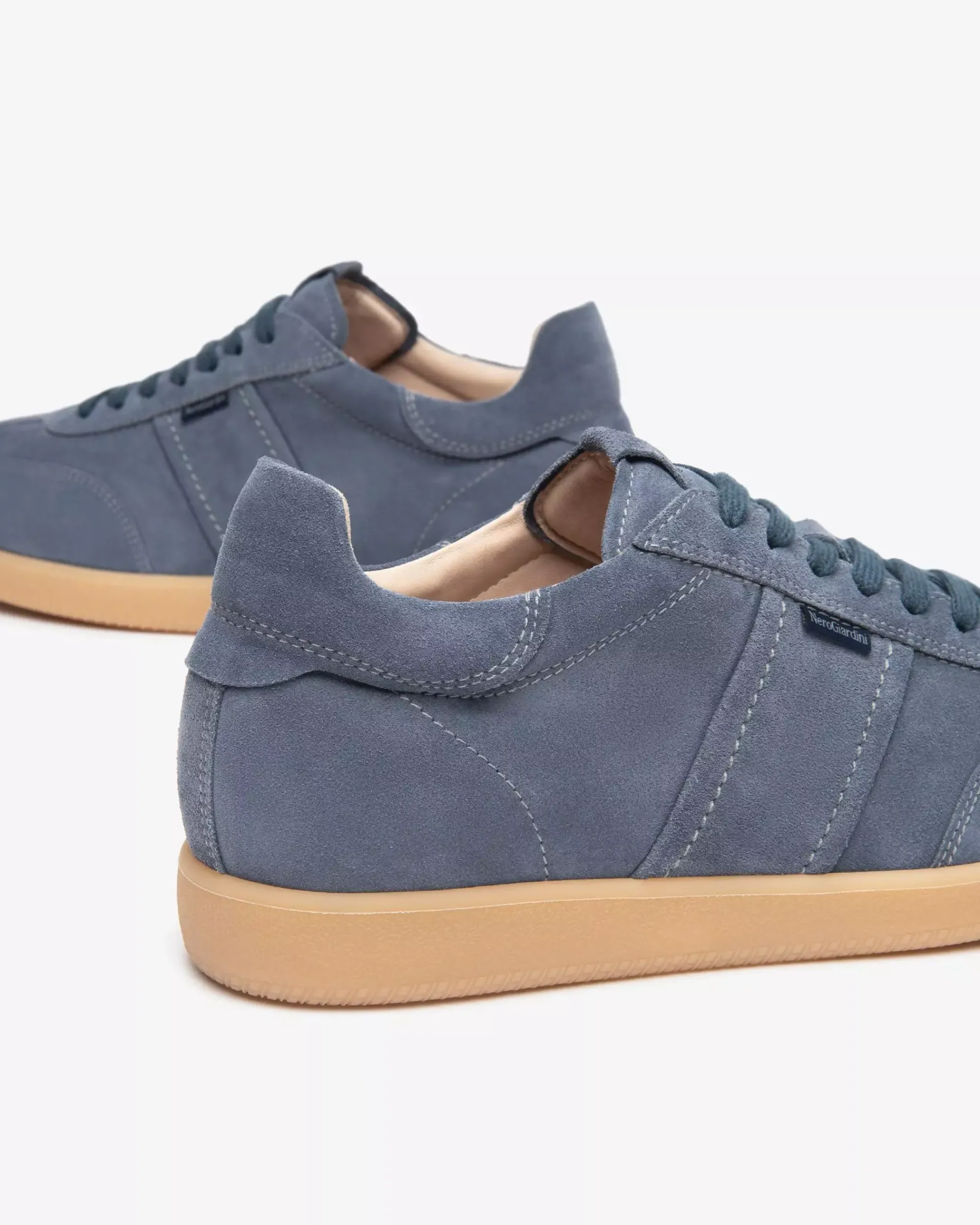 Nero Giardini Sneakers Uomo in Camoscio Outlet