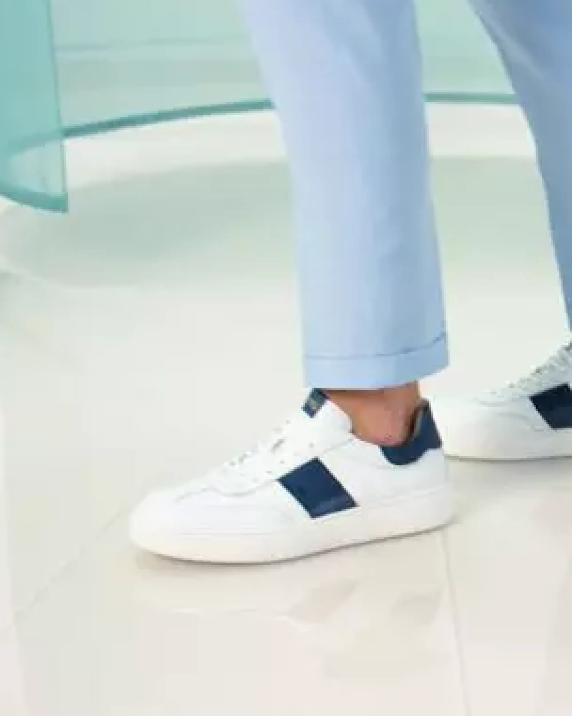 Nero Giardini Sneakers Uomo in Pelle Blu Clearance