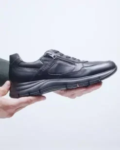Nero Giardini Sneakers Uomo in Pelle Nero Online