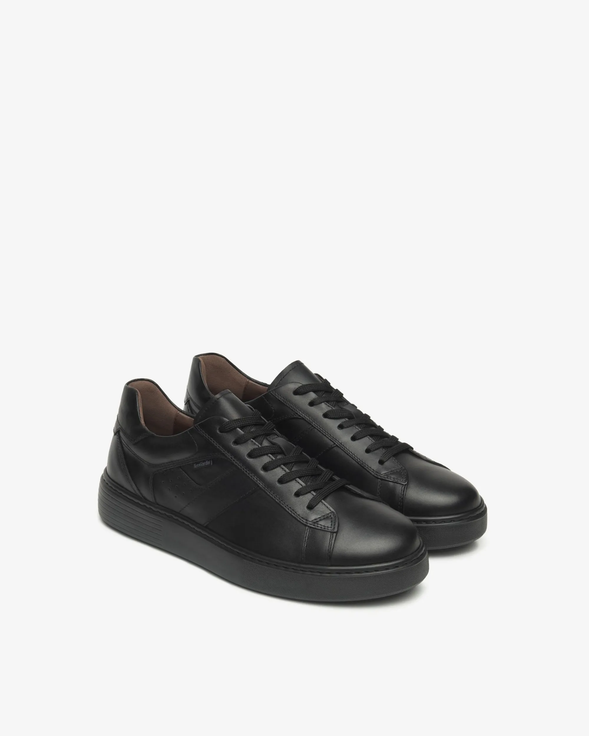 Nero Giardini Sneakers Uomo in Pelle Nero