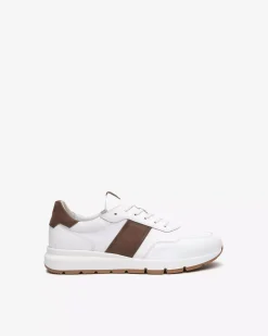 Nero Giardini Sneakers Uomo in Pelle Marrone Sale