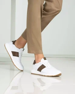 Nero Giardini Sneakers Uomo in Pelle Marrone Sale