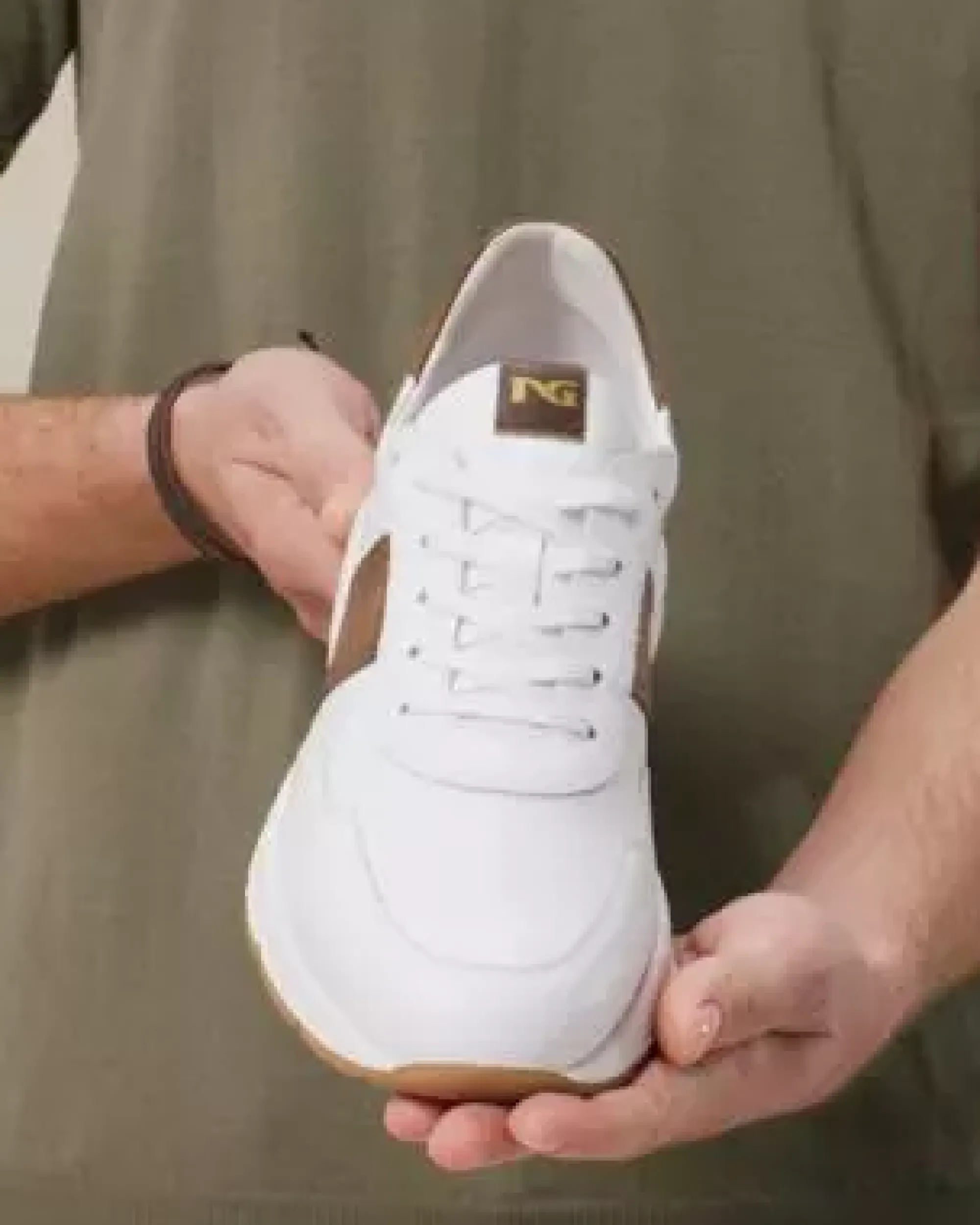 Nero Giardini Sneakers Uomo in Pelle Marrone Sale
