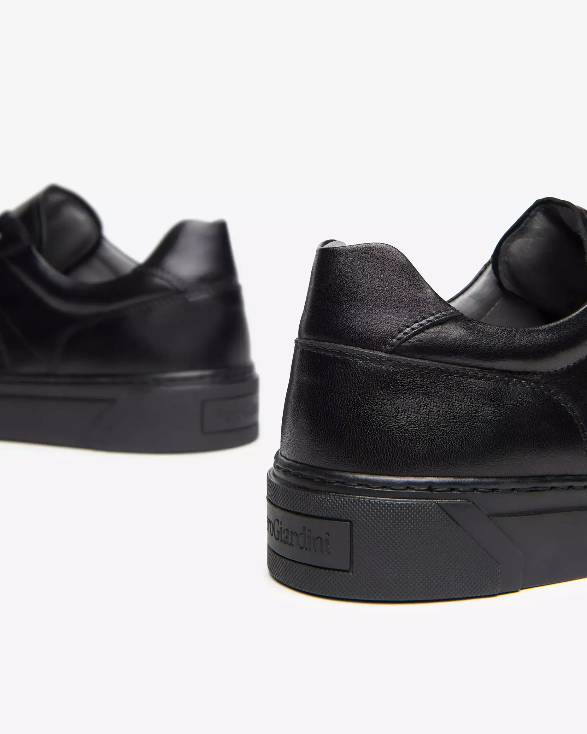 Nero Giardini Sneakers Uomo in Pelle Nero Sale