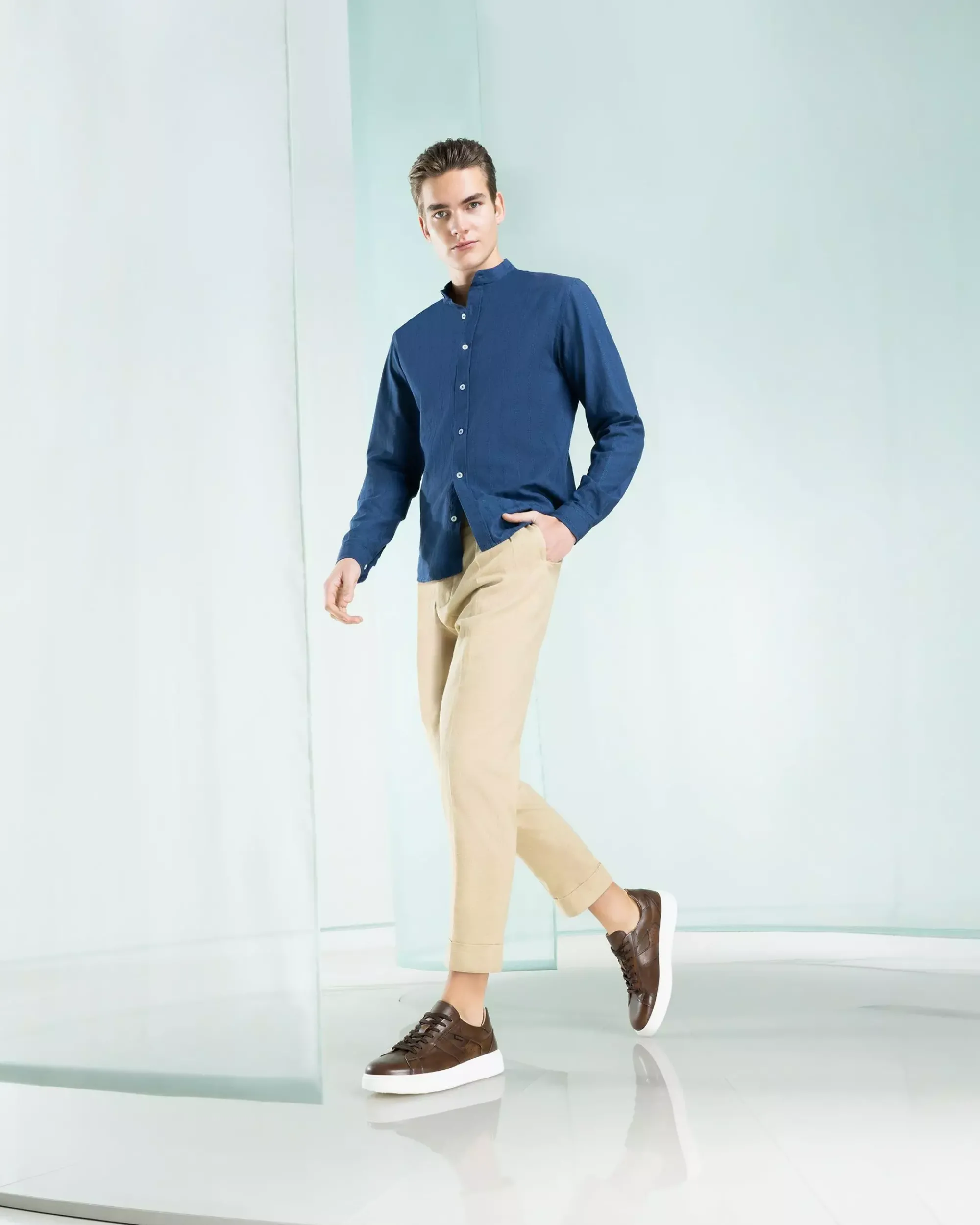 Nero Giardini Sneakers Uomo in Pelle Online