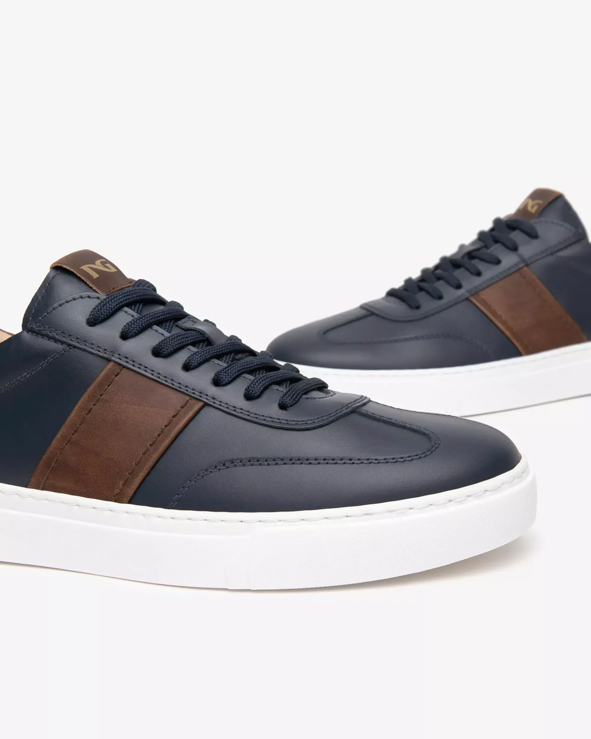 Nero Giardini Sneakers Uomo in Pelle Blu Clearance
