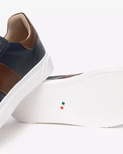 Nero Giardini Sneakers Uomo in Pelle Blu Clearance