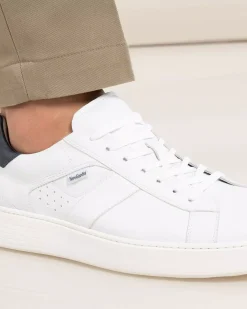 Nero Giardini Sneakers Uomo in Pelle Bianco Hot