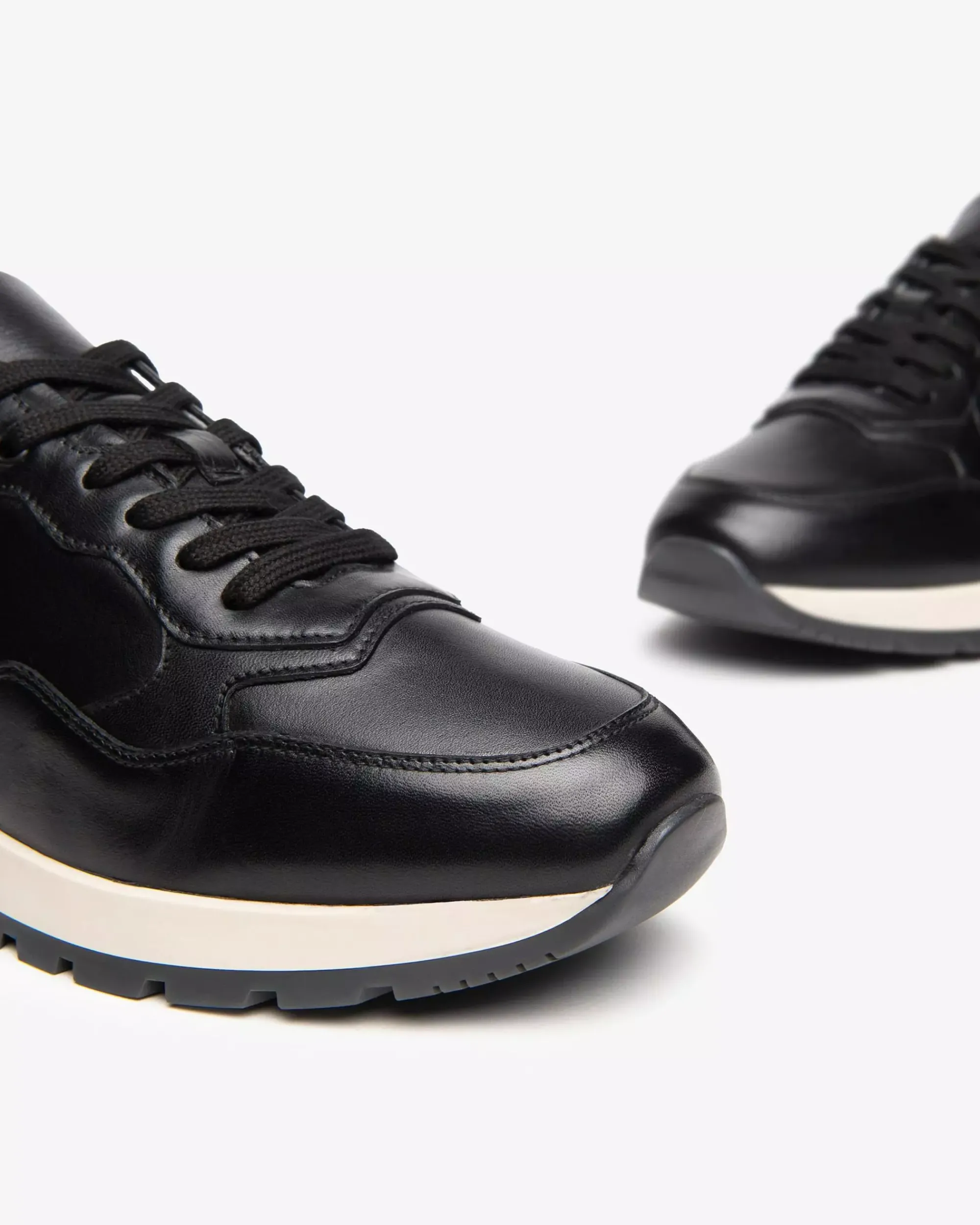 Nero Giardini Sneakers Uomo in Pelle Nero Clearance