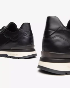 Nero Giardini Sneakers Uomo in Pelle Nero Clearance