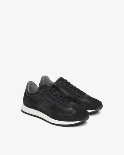 Nero Giardini Sneakers Uomo in Pelle e Camoscio Hot