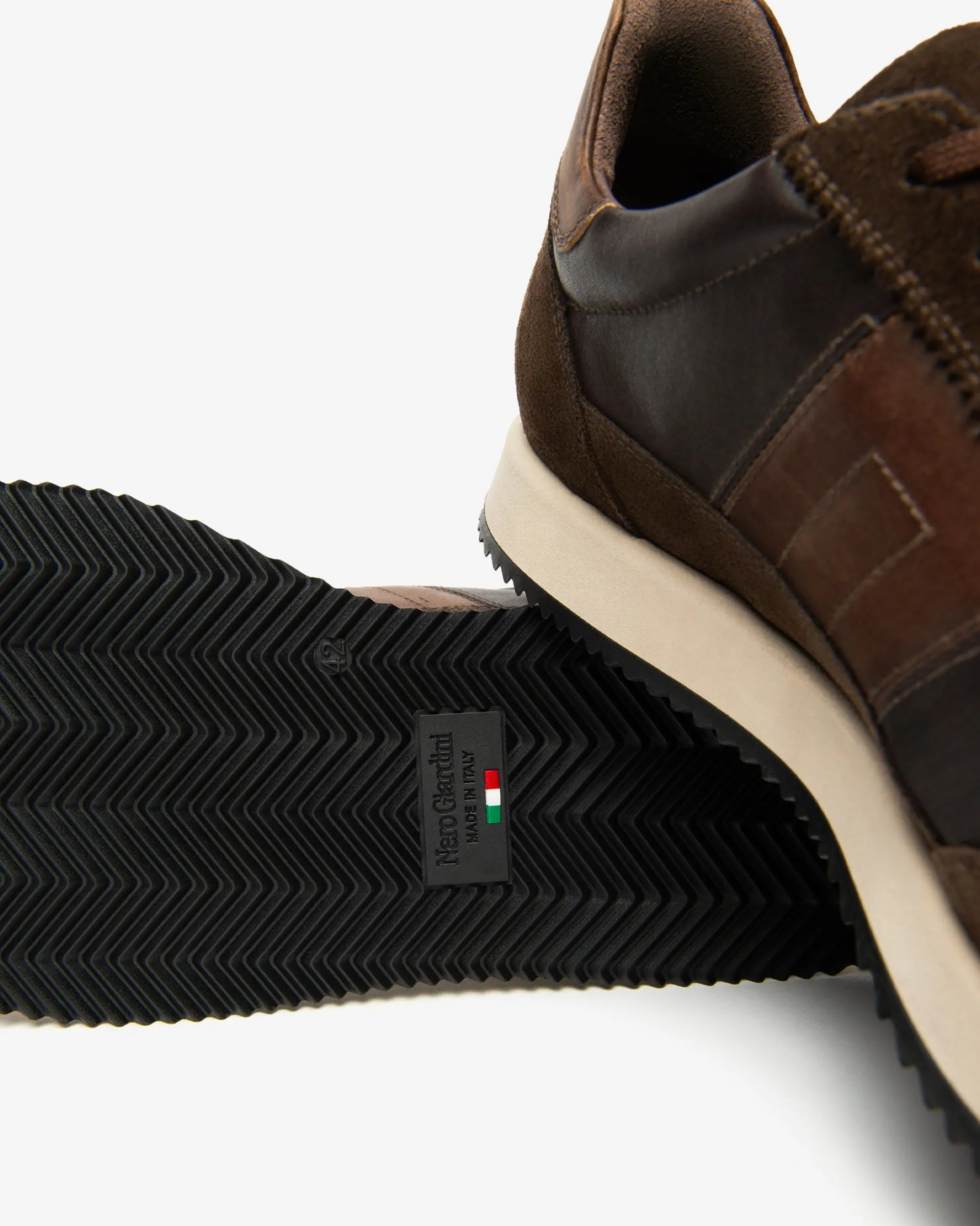 Nero Giardini Sneakers Uomo in Pelle e Camoscio Hot