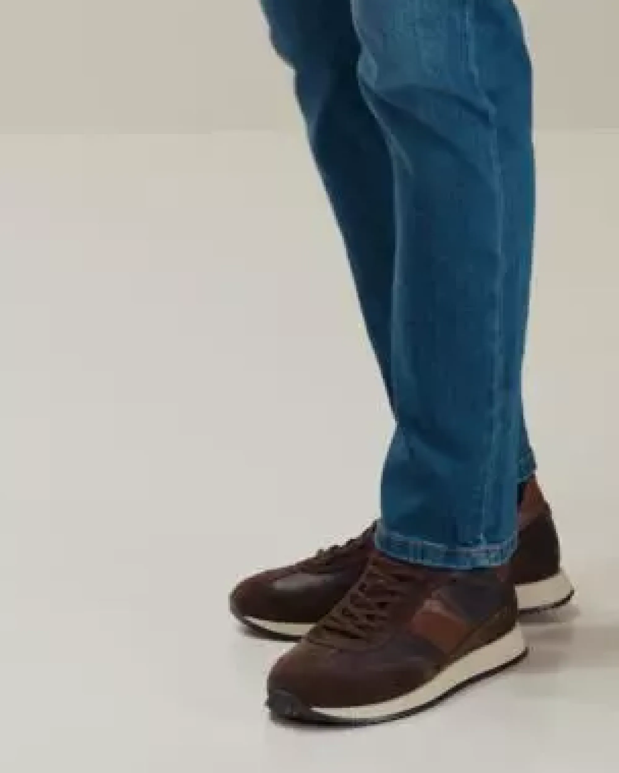 Nero Giardini Sneakers Uomo in Pelle e Camoscio Hot