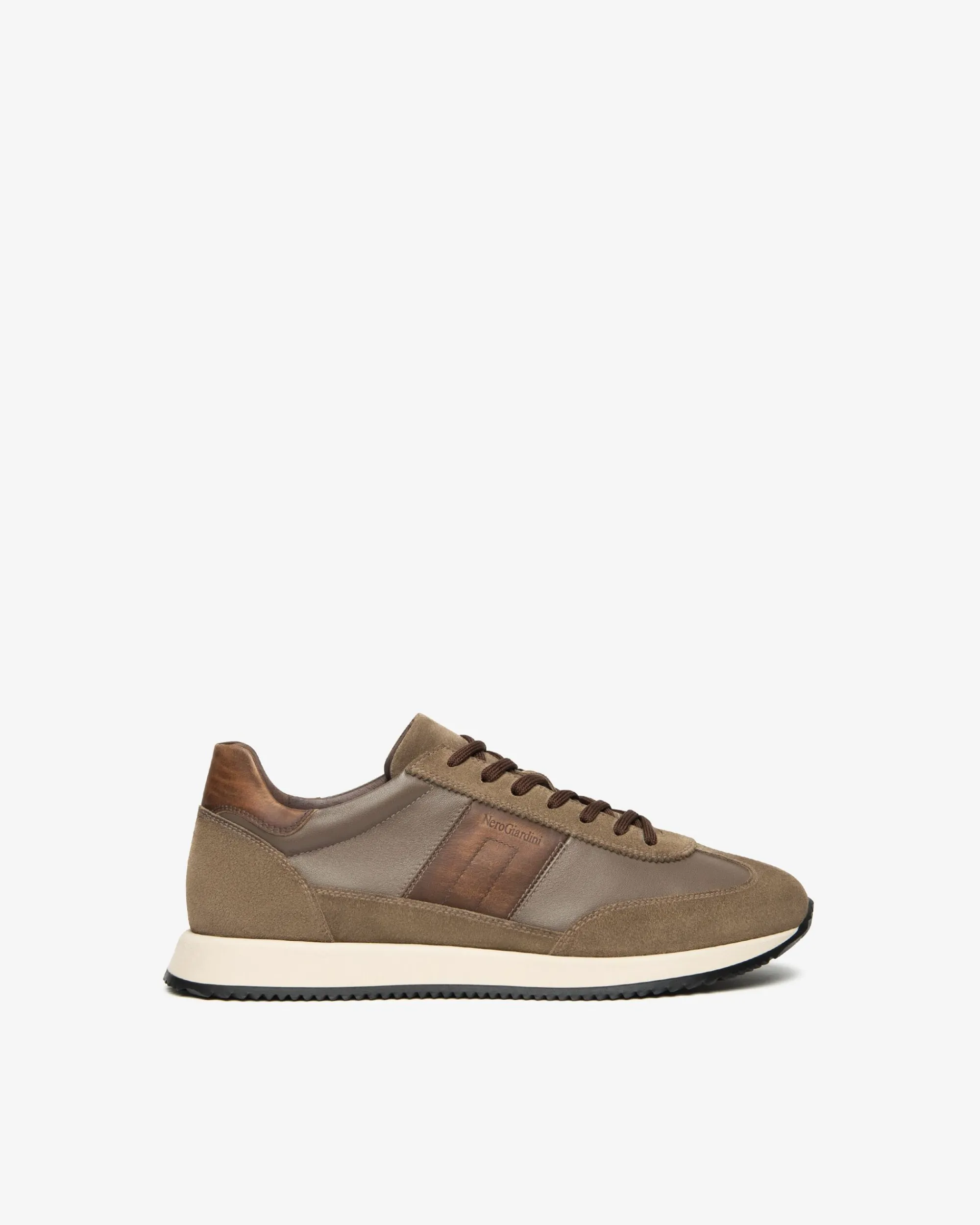 Nero Giardini Sneakers Uomo in Pelle e Camoscio Hot