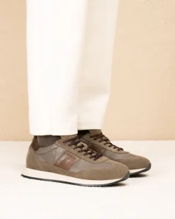 Nero Giardini Sneakers Uomo in Pelle e Camoscio Hot