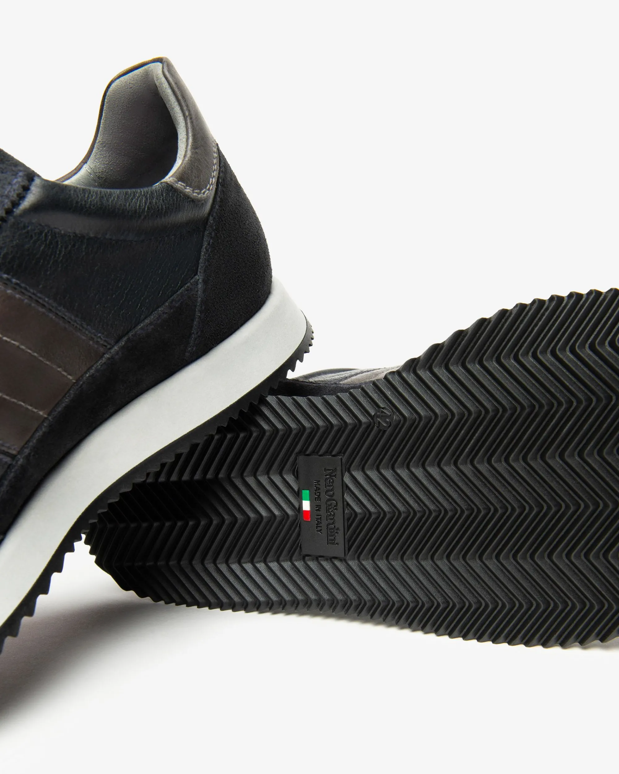 Nero Giardini Sneakers Uomo in Pelle e Camoscio Hot