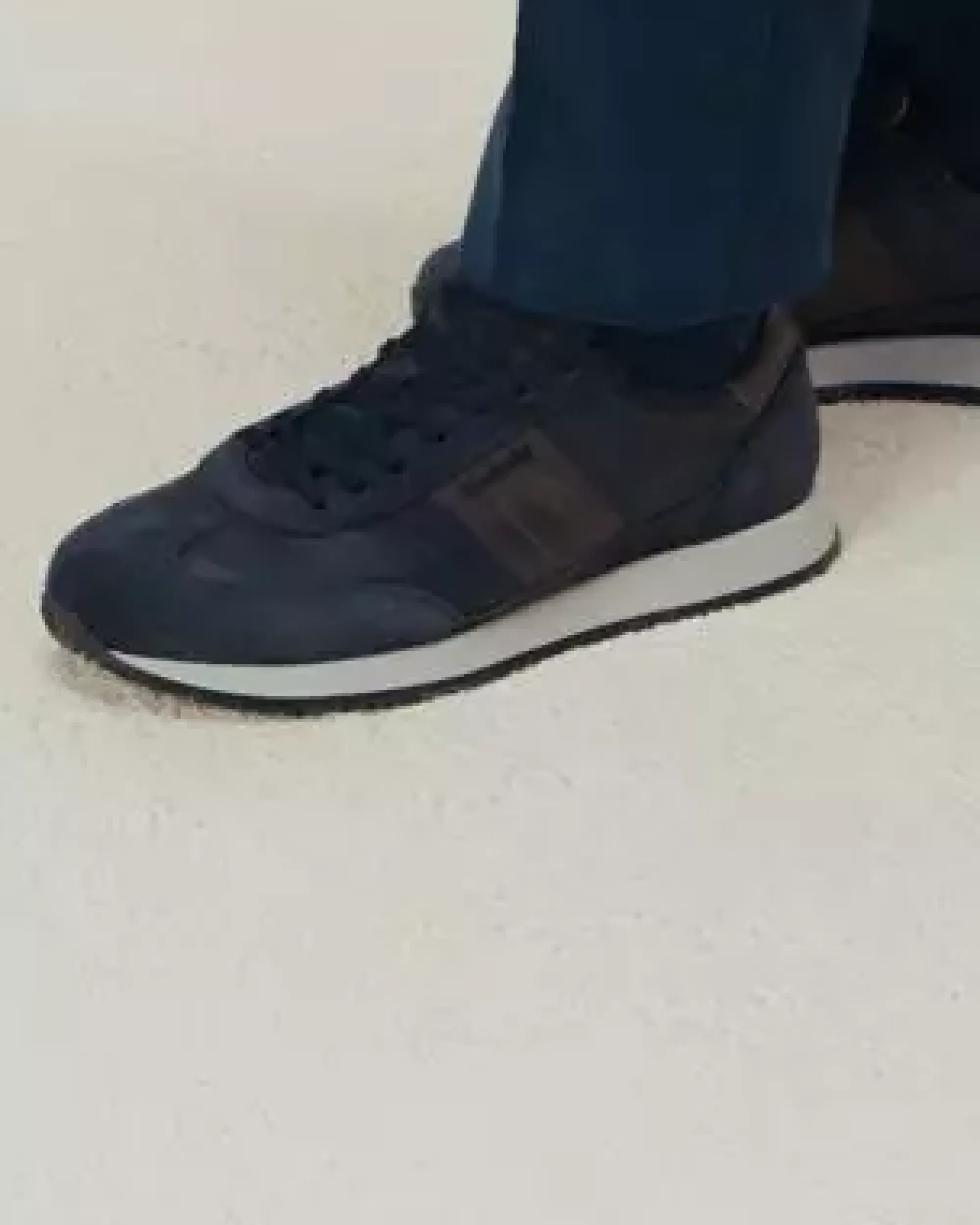 Nero Giardini Sneakers Uomo in Pelle e Camoscio Hot
