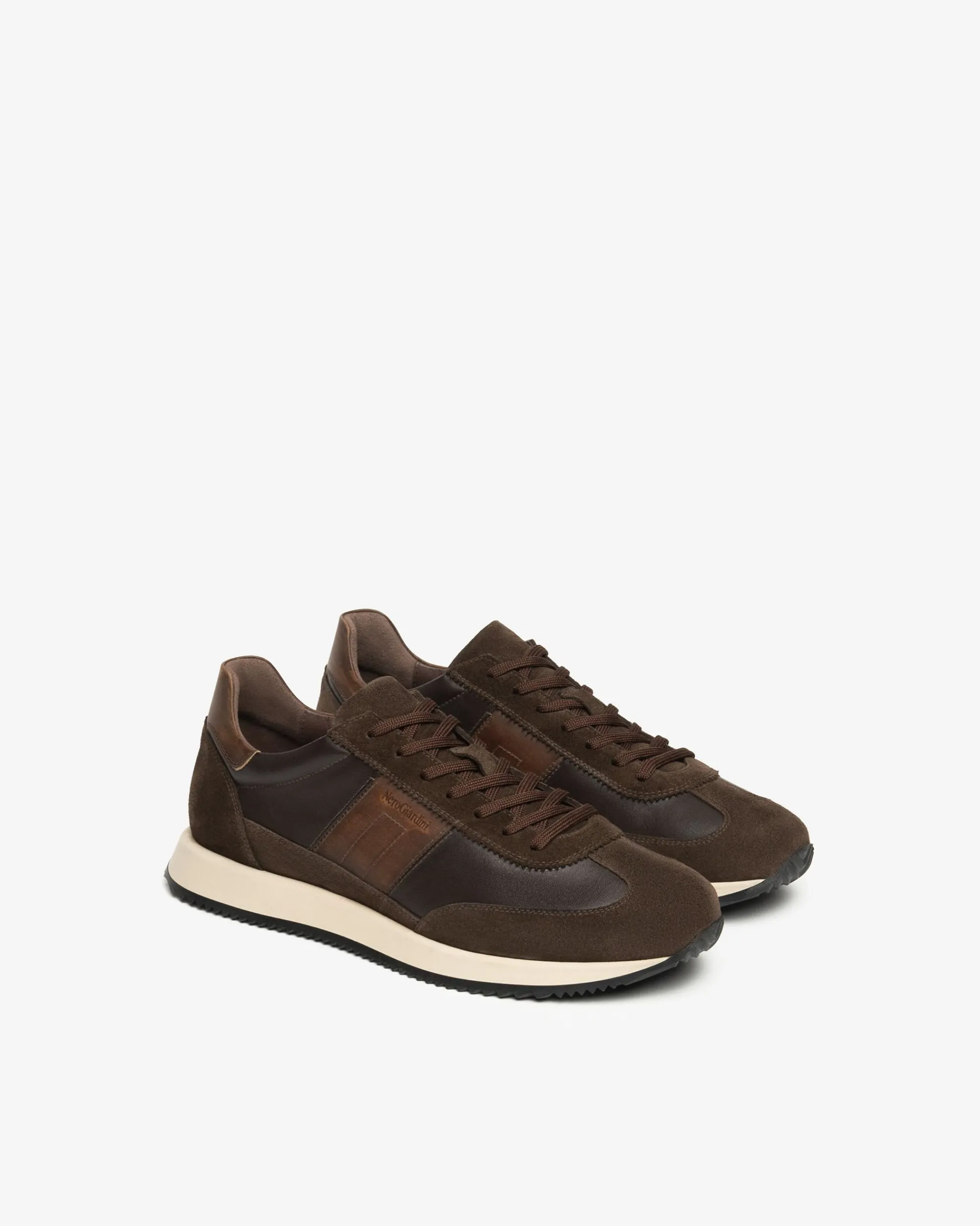 Nero Giardini Sneakers Uomo in Pelle e Camoscio Hot
