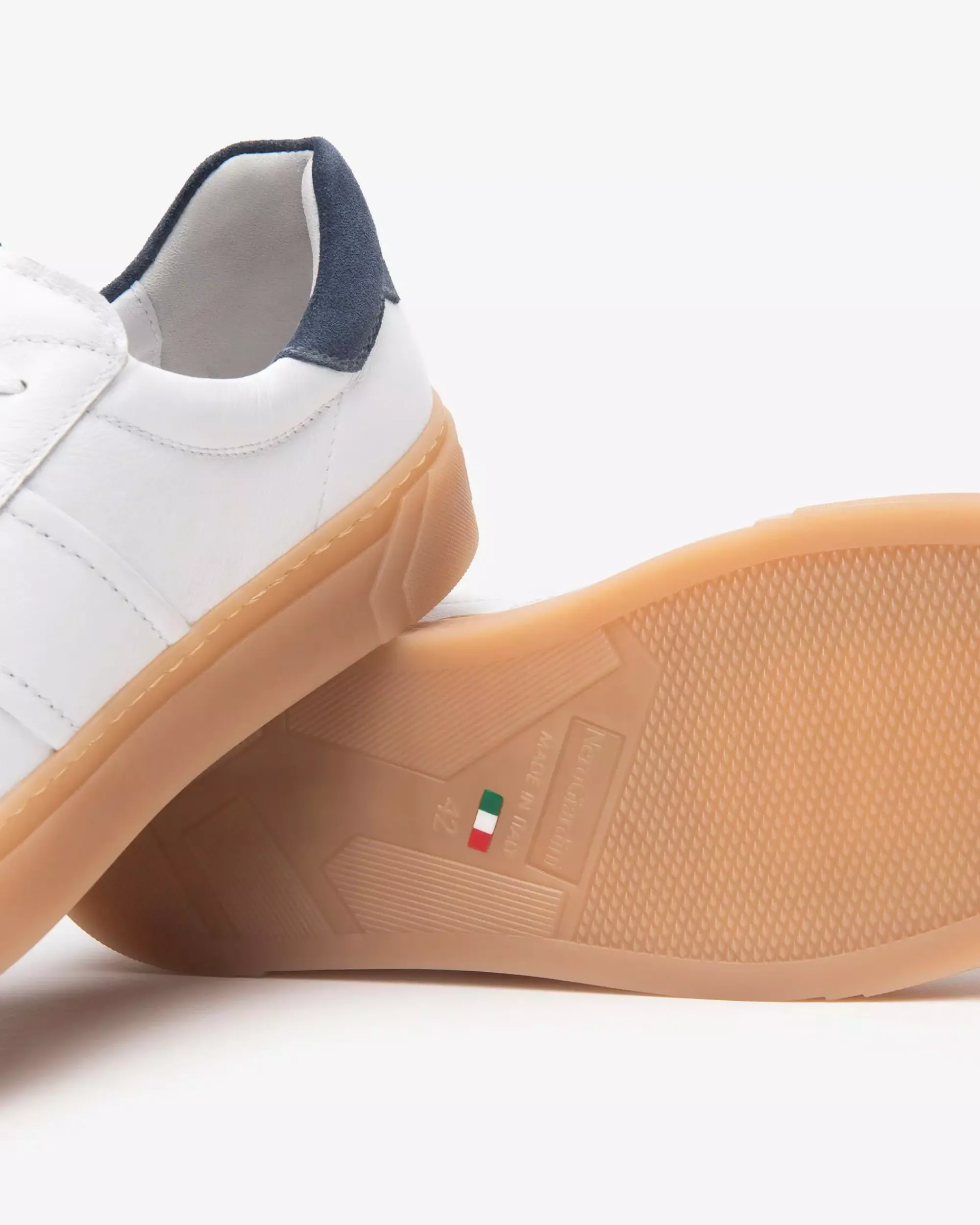 Nero Giardini Sneakers Uomo in Pelle e Camoscio Bianco Best