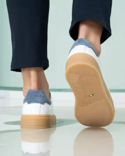 Nero Giardini Sneakers Uomo in Pelle e Camoscio Bianco Best