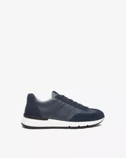 Nero Giardini Sneakers Uomo in Pelle e Camoscio Discount