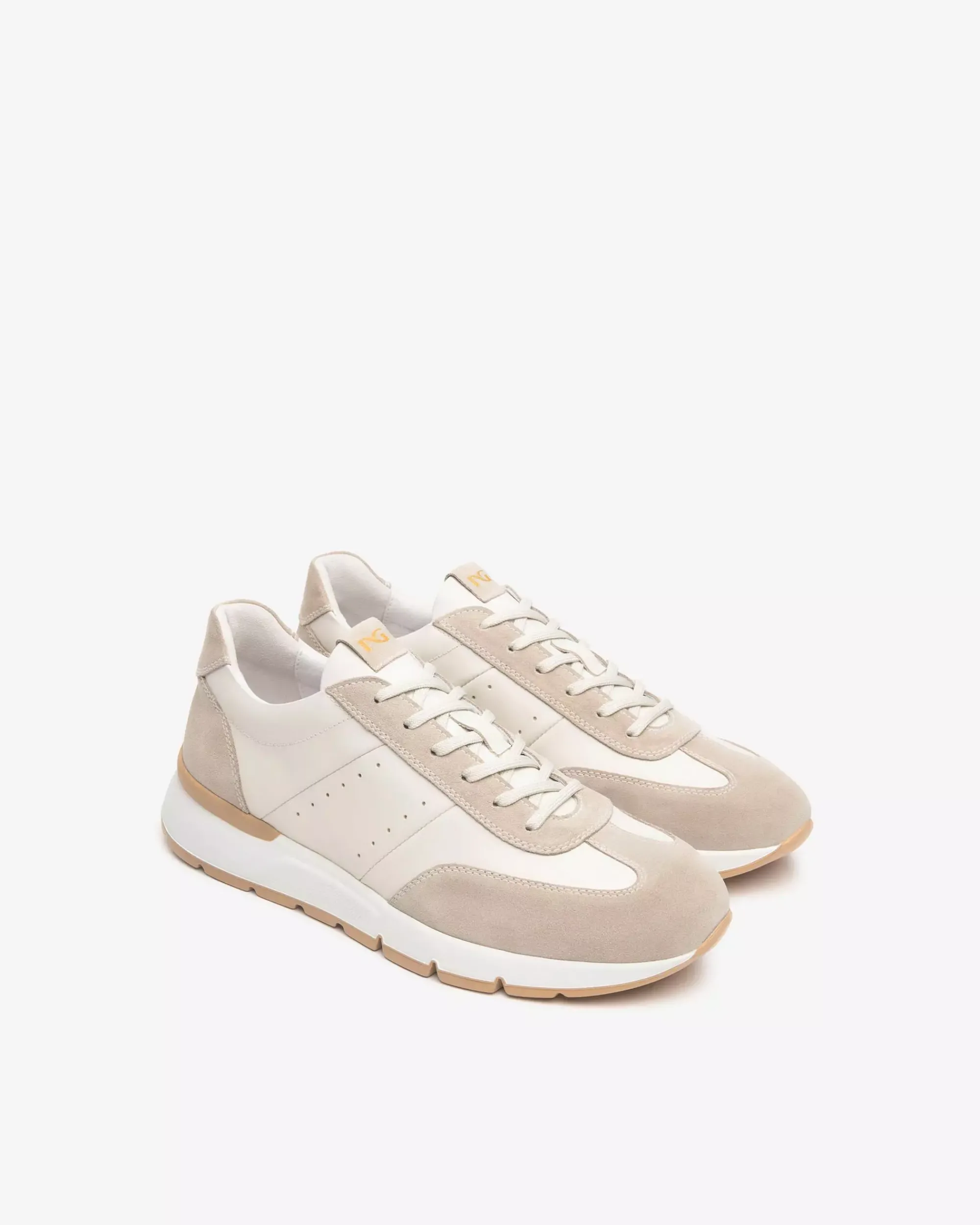 Nero Giardini Sneakers Uomo in Pelle e Camoscio Discount