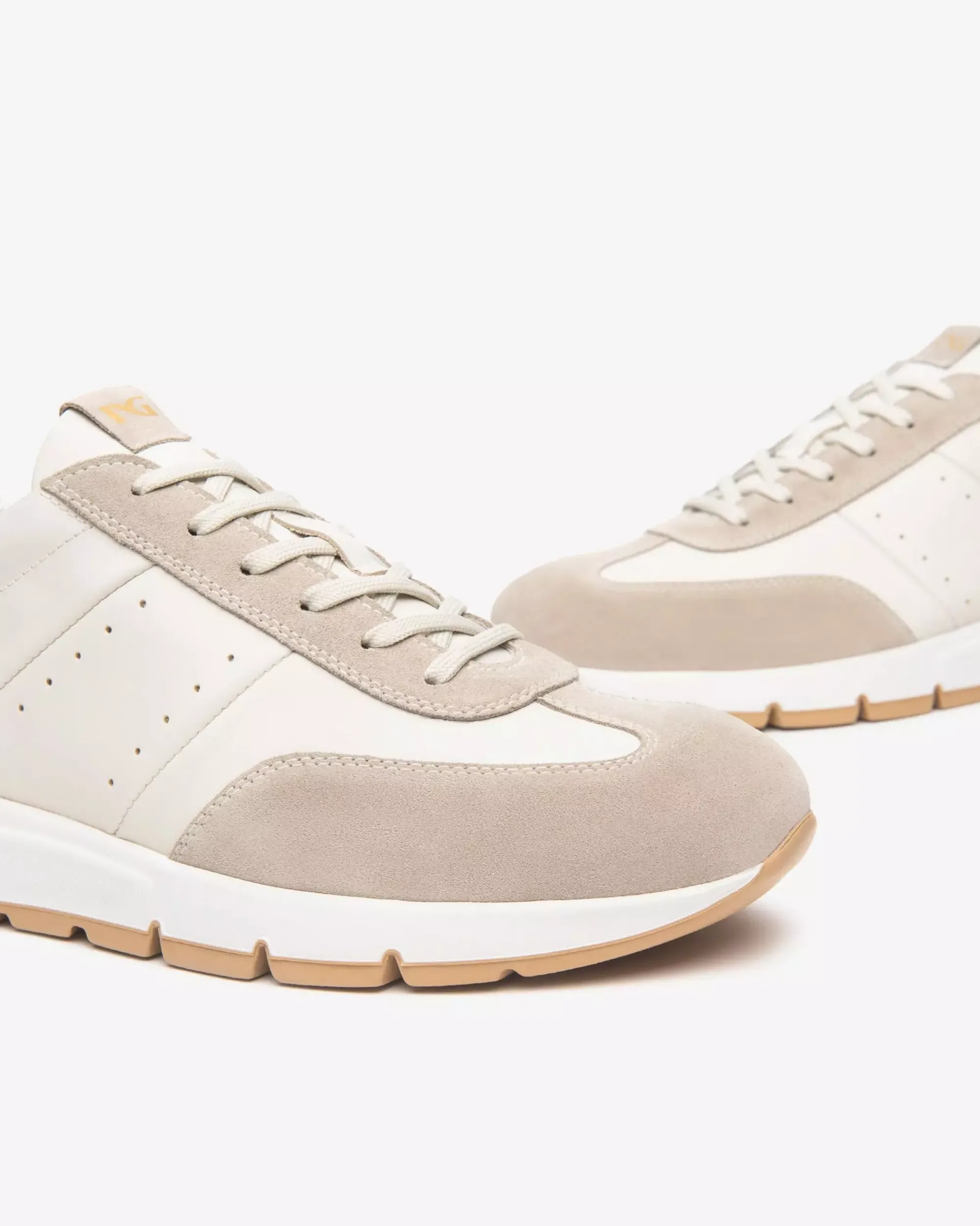 Nero Giardini Sneakers Uomo in Pelle e Camoscio Discount