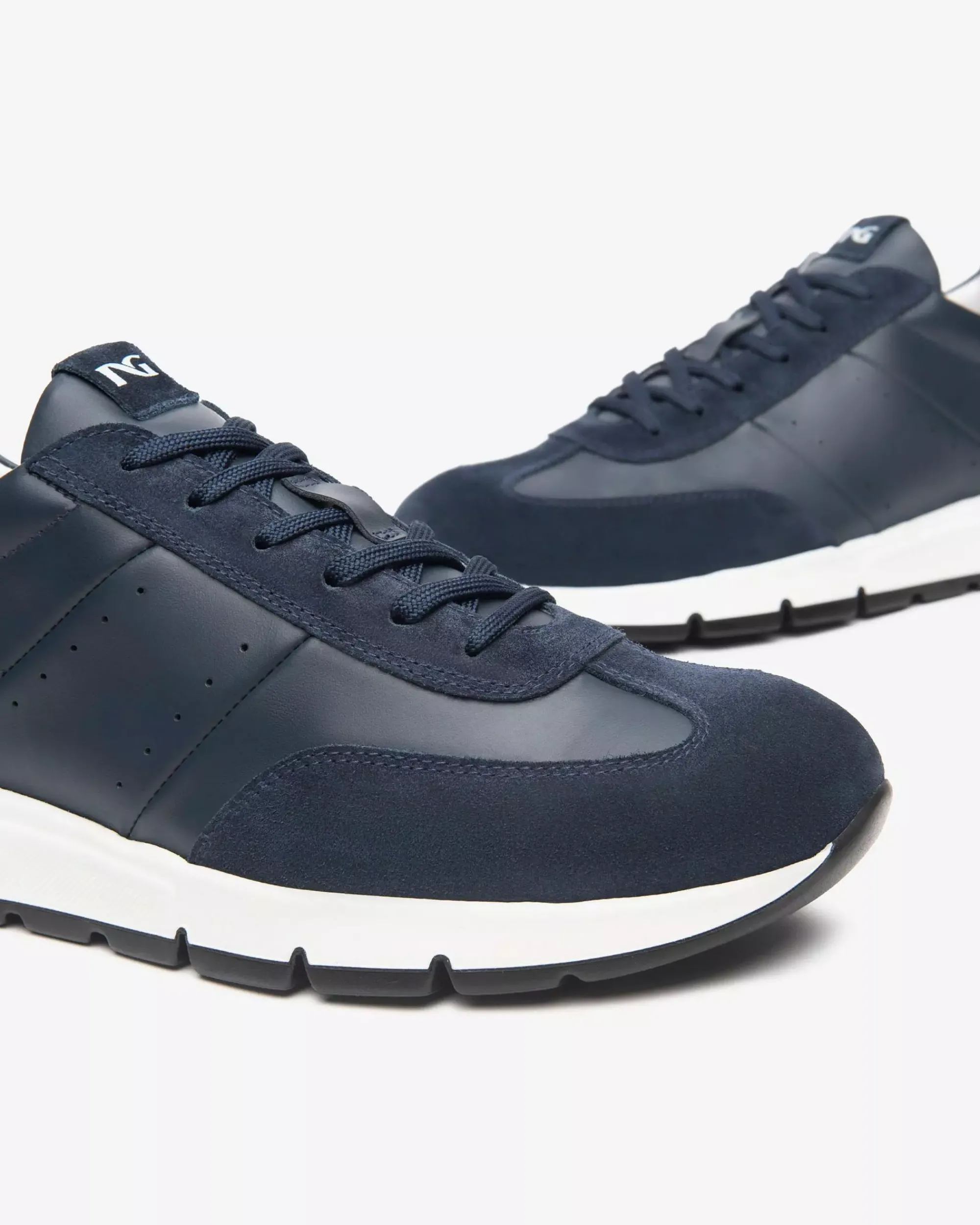 Nero Giardini Sneakers Uomo in Pelle e Camoscio Discount