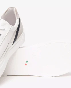 Nero Giardini Sneakers Uomo in Pelle e Camoscio Outlet