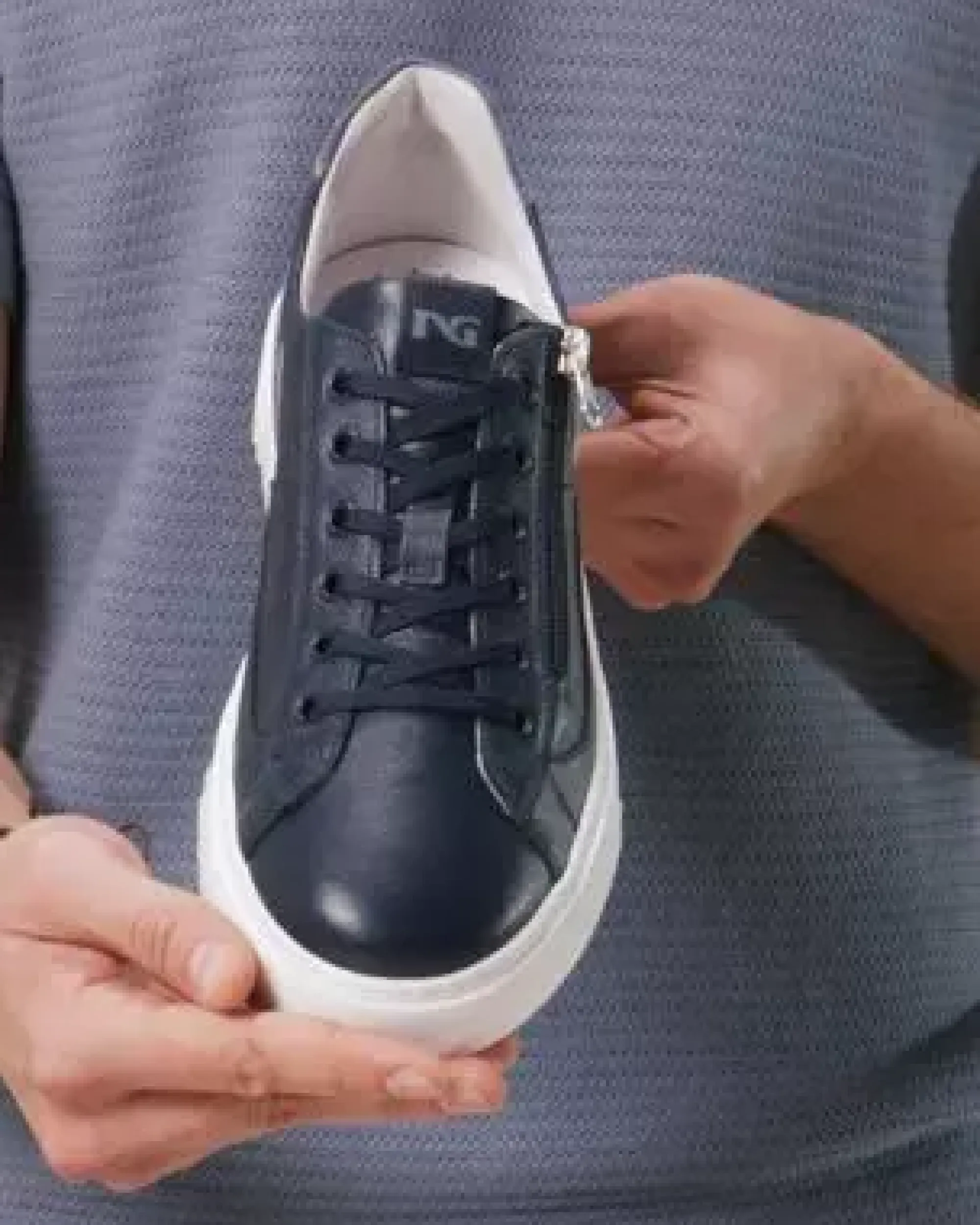 Nero Giardini Sneakers Uomo in Pelle e Camoscio Outlet