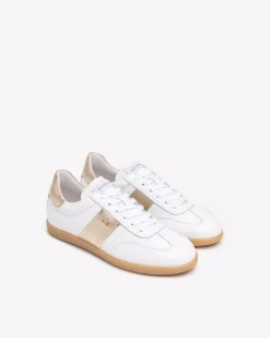 Nero Giardini Snekares Donna in Pelle Bianco Clearance