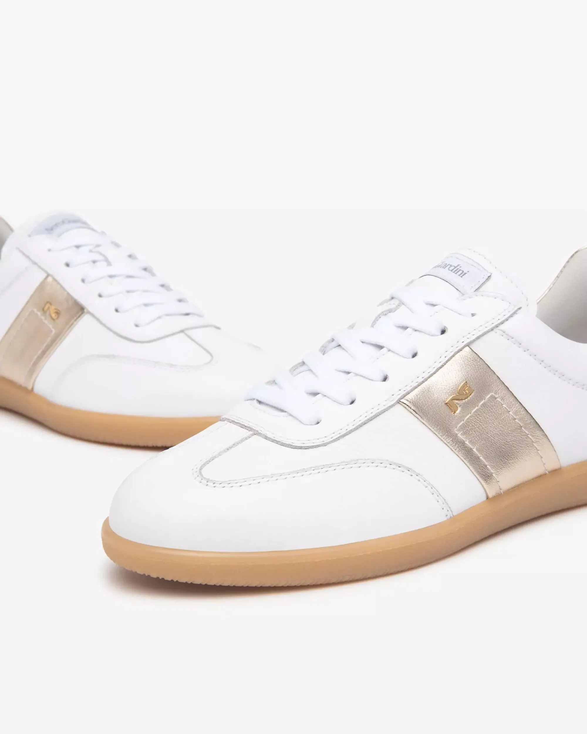 Nero Giardini Snekares Donna in Pelle Bianco Clearance