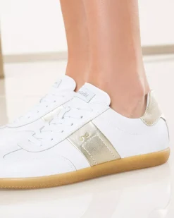 Nero Giardini Snekares Donna in Pelle Bianco Clearance